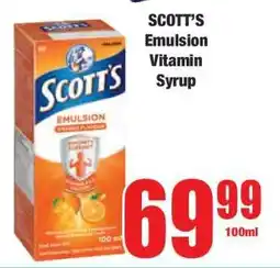 Boxer SCOTT'S Emulsion Vitamin Syrup offer
