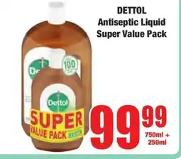 Boxer DETTOL Antiseptic Liquid Super Value Pack offer