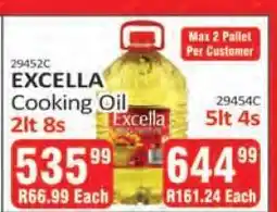 KitKat Cash and Carry Excella Cooking Oil 2lt 8s offer