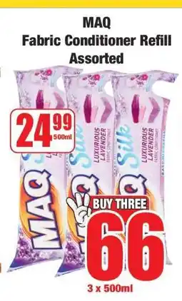 Boxer MAQ Fabric Conditioner Refill Assorted offer