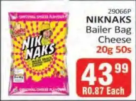 KitKat Cash and Carry NIKNAKS Bailer Bag Cheese offer