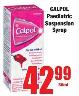 Boxer CALPOL Paediatric Suspension Syrup offer