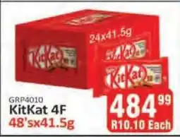 KitKat Cash and Carry KitKat 4F offer