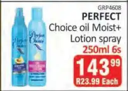 KitKat Cash and Carry PERFECT Choice oil Moist+ Lotion spray offer