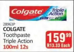 KitKat Cash and Carry COLGATE Toothpaste Triple Action 100ml 12s offer