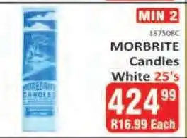 KitKat Cash and Carry MORBRITE Candles White 25's offer