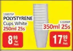 KitKat Cash and Carry Polystyrene Cups White 250ml 25s offer