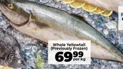Food Lover's Market Whole Yellowtail offer