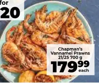 Food Lover's Market Chapman's Vannamei Prawns offer