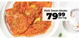 Food Lover's Market Pork Texan Steaks offer