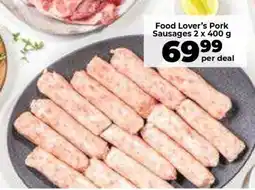 Food Lover's Market Food Lover’s Pork Sausages offer