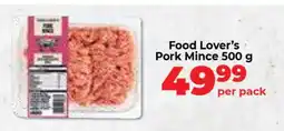 Food Lover's Market Food Lover’s Pork Mince 500 g offer