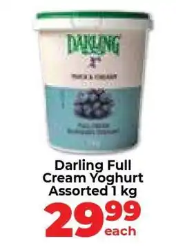 Food Lover's Market Darling Full Cream Yoghurt Assorted 1 kg offer