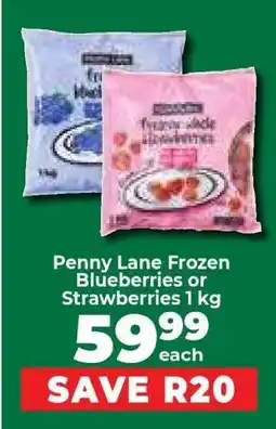 Food Lover's Market Penny Lane Frozen Blueberries or Strawberries 1 kg offer