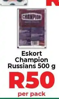 Food Lover's Market Eskort Champion Russians 500 g offer