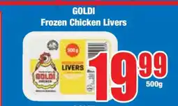 Boxer GOLDI FROZEN CHICKEN LIVERS offer