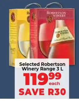 Food Lover's Market Selected Robertson Winery Range 3 L offer