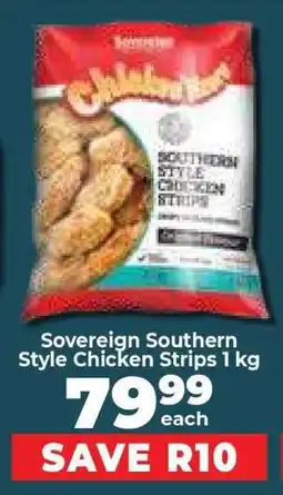 Food Lover's Market Sovereign Southern Style Chicken Strips 1 kg offer