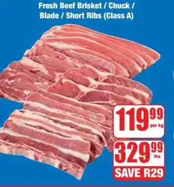 Boxer Fresh Beef Brisket / Chuck / Blade / Short Ribs (Class A) offer