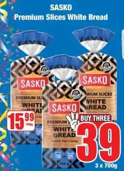 Boxer Sasko Premium Slices White Bread offer