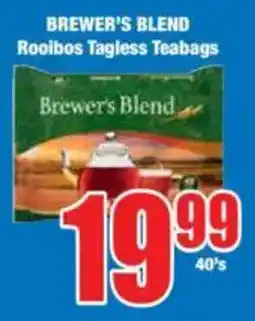 Boxer Brewer's Blend Rooibos Tagless Teabags offer