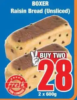 Boxer BOXER Raisin Bread (Unsliced) offer
