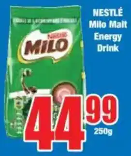 Boxer NESTLÉ Milo Malt Energy Drink offer