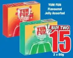 Boxer YUM FUN Flavoured Jelly Assorted offer