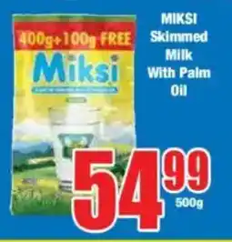 Boxer MIKSI Skimmed Milk With Palm Oil offer