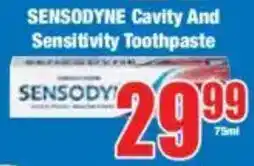 Boxer SENSODYNE Cavity And Sensitivity Toothpaste offer