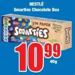 Boxer NESTLÉ Smarties Chocolate Box offer
