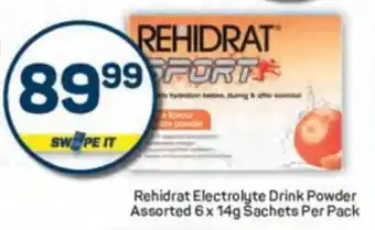 Pick n Pay Rehidrat Electrolyte Drink Powder Assorted Sachets offer
