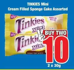 Boxer TINKIES Mini Cream Filled Sponge Cake Assorted offer