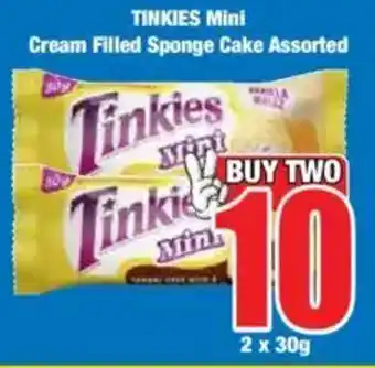 Boxer TINKIES Mini Cream Filled Sponge Cake Assorted offer