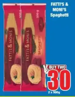 Boxer FATTI'S & MONI'S Spaghetti offer