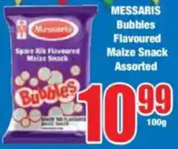 Boxer MESSARIS Bubbles Flavoured Maize Snack Assorted offer