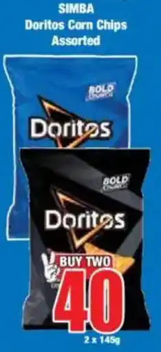 Boxer SIMBA Doritos Corn Chips Assorted offer