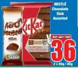 Boxer NESTLÉ Chocolate Slab Assorted offer