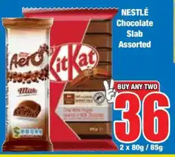 Boxer NESTLÉ Chocolate Slab Assorted offer