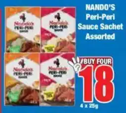 Boxer Nando's Peri-Peri Sauce Sachet Assorted offer
