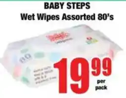 Boxer BABY STEPS Wet Wipes Assorted offer
