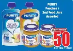 Boxer PURITY Pouches/ 2nd Food Jars Assorted offer