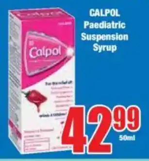 Boxer CALPOL Paediatric Suspension Syrup offer