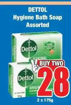 Boxer DETTOL Hygiene Bath Soap Assorted offer