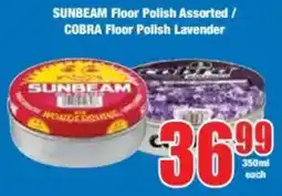 Boxer SUNBEAM Floor Polish Assorted/ COBRA Floor Polish Lavender offer
