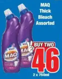 Boxer MAQ Thick Bleach Assorted offer
