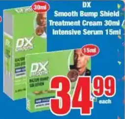 Boxer DX Smooth Bump Shield Treatment Cream/ Intensive Serum offer