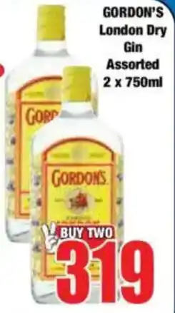 Boxer GORDON’S London Dry Gin Assorted offer