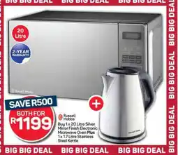 Pick n Pay Hypermarket Russell Hobbs Microwave and Kettle Combo offer