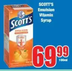 Boxer SCOTT'S Emulsion Vitamin Syrup offer